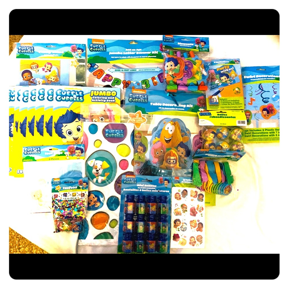 Bubble Guppies Birthday Party Decor Pack